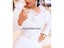 S-5XL Women's Spring Autumn Long Sleeve White Plus Size African Dress Carousel 5