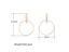 New Korean Simple Geometric Big Circle Ear Hoop Earrings For Women XRE01 Carousel 6