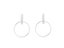 New Korean Simple Geometric Big Circle Ear Hoop Earrings For Women XRE01 Carousel 7