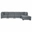 Ostro Furniture Ostro Hunter Modular Lounge with Storage Ottoman Charcoal Y40... Carousel 1