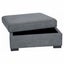 Ostro Furniture Ostro Hunter Modular Lounge with Storage Ottoman Charcoal Y40... Carousel 8