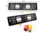 Car Rear View Camera Waterproof EU License Plate Frame 4 LED Night Vision Carousel 7