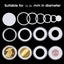 New 20Pcs/Box Coin Holders for Collection Coin Capsules with Adjustable Gaskets Carousel 4