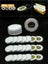 New 20Pcs/Box Coin Holders for Collection Coin Capsules with Adjustable Gaskets Carousel 5
