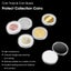 New 20Pcs/Box Coin Holders for Collection Coin Capsules with Adjustable Gaskets Carousel 10