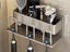 Space Metal Toothbrush Holder Bathroom Wall Mounted Rack with Cups - ST2 Carousel 1