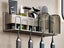 Space Metal Toothbrush Holder Bathroom Wall Mounted Rack with Cups - ST3 Carousel 3