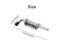 2Pcs Stainless Steel Door Hardware Solid Barrel Bolt Pins Carousel 7