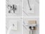 Plastic Wall Wire Hole Cover 86 Type Junction Box Outlet Cable Protector Faucet Carousel 4