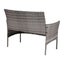 4 Seater Outdoor Sofa Set Wicker Setting Table Chair Furniture Grey Carousel 3
