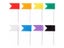 100Pc Flag Push Pins Marker Long Needle Thumbtack For Office School Carousel 4