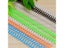 10PCS A4 Plastic 46 Hole Loose Leaf Binders Ring Coil Spring Spiral Rubber Carousel 3