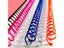 10PCS A4 Plastic 46 Hole Loose Leaf Binders Ring Coil Spring Spiral Rubber Carousel 4