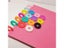 28MM Color Plastic Binding Ring Mushroom Hole Loose Leaf Notebook Adhesive Carousel 3