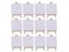 12 Sets Of Mini Stretched Artist Canvas Art Board White Blank Carousel 2