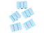 3 Roll Printable 57*30mm Direct Thermal Sticker Paper For PeriPage Pocket Carousel 1