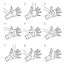 2 Rolls 1.5M Cotton Boxing Bandage Sports Strap Sanda Kick Boxing Hand Gloves Carousel 4