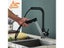 Pull Out Kitchen Sink Faucet 2 Function Spout Rotation Deck Mount Mixer Carousel 3
