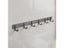 Aluminum Grey Robe Hook Wall Towel Hooks For Bathroom Storage Carousel 5