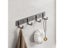 Aluminum Grey Robe Hook Wall Towel Hooks For Bathroom Storage Carousel 6