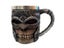 3D Masked Knight Skull Mugs Double Wall Stainless Steel Resin Skull Drinking Carousel 7