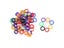 10pcs Key Covers Topper Keyring Fashion Hollow Multi Color Rubber Soft Key Carousel 3