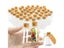 25ML Mini Clear Glass Bottles With Cork Stopper For Hanging Decoration Carousel 6