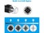 USB Digital Microscope 500X 1000X 1600X Professional With 8 LED Endoscope Zoom Carousel 6