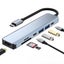 NEW 7 In 1 Hub Adapter Docking Station 4K TYPE-C Dongle To Multiport Adapter Carousel 1