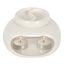 White Double Ceramic Oil Burner Carousel 1