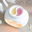 White Double Ceramic Oil Burner Carousel 2