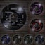 Retro Vinyl Record Wall Clock for Gamer Room Decor Carousel 7
