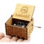 Lord of the rings Music Box Hand Crank Carved Wooden Musical Box Carousel 1