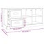 Tv Cabinet Black 102x35.5x47.5 Cm Engineered Wood Noloii Carousel 2