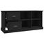 Tv Cabinet Black 102x35.5x47.5 Cm Engineered Wood Noloii Carousel 7