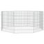 8-panel Rabbit Cage 54x60 Cm Galvanised Iron Oiopia Carousel 3