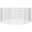 8-panel Rabbit Cage 54x60 Cm Galvanised Iron Oiopia Carousel 4