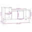 Tv Cabinet Black 100x35x55 Cm Engineered Wood Nxoono Carousel 10