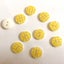 Gingham Buttons Yellow FREE COMBINING Carousel 1