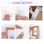 10-100PCS Picture Frame Hooks Nail-free Decorative Painting Sticky Carousel 5