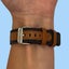 Denim & Leather Watch Straps Compatible with the Xiaomi Mi Watch Smartwatch Carousel 3