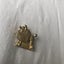 Vintage Giant Poodle Dog Brooch Gold Tone Metal Carousel 3