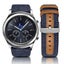 Denim & Leather Watch Straps Compatible with the Garmin Venu 2 Plus Carousel 1