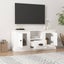 Tv Cabinet White 100x35.5x45 Cm Engineered Wood Nolapl Carousel 3