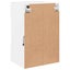 Tv Wall Cabinets with Led Lights 2 Pcs White 40x30x60.5 Cm Ntibik Carousel 2