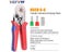 Ferrule Crimping Tool HSC8 6-4/6-6 For Wire End Crimping Carousel 4