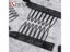 Xtrend New Black Lace Wig Clips Steel Tooth Polyester Durable Cloth Wig Combs Carousel 6