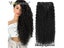 28'' Synthetic Kinky Curly Clip-in Hair Extensions 160-200g 4 Pcs Full Head Carousel 3
