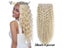 28'' Synthetic Kinky Curly Clip-in Hair Extensions 160-200g 4 Pcs Full Head Carousel 1