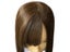 Brown Human Hair Topper 5X5inch 4D Fringe For Women With Side Bangs Carousel 5